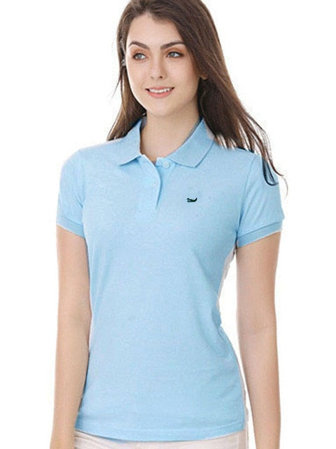 Original Mesh 100% Cotton Summer Women polo