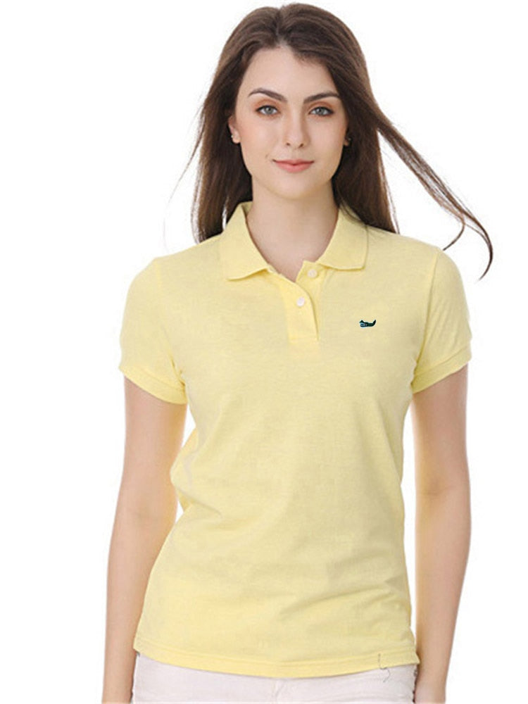Original Mesh 100% Cotton Summer Women polo