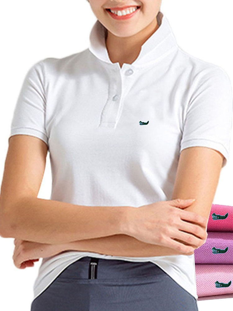 Original Mesh 100% Cotton Summer Women polo