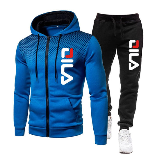 2023 New Brand Men Sportswear Two Piece Set