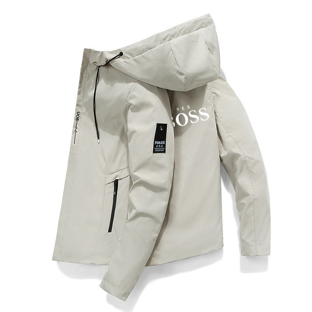 Mens Boss waterproof coat