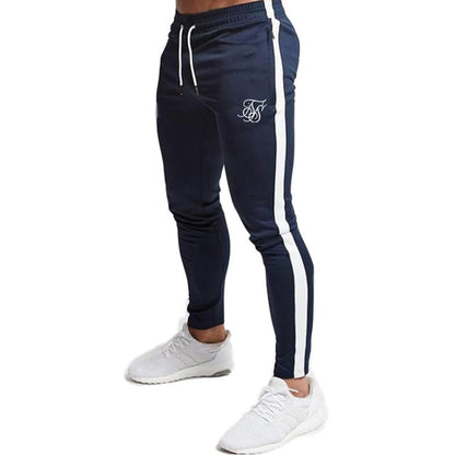 Sik Silk Men Pants Fitness Skinny Trousers