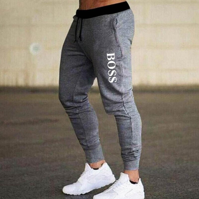 New Jogging Pants Men Sport Sweatpants Running Pants Pants Men Joggers Cotton Trackpants Slim Fit Pants Bodybuilding Trouser