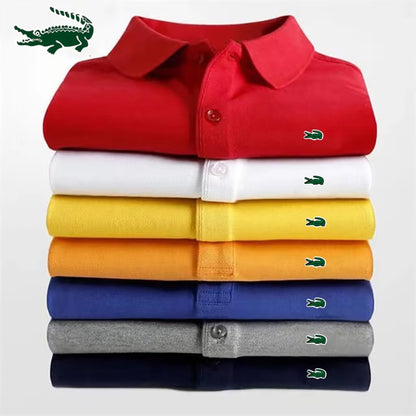 quality men100% cotton polo shirt 2023 summer