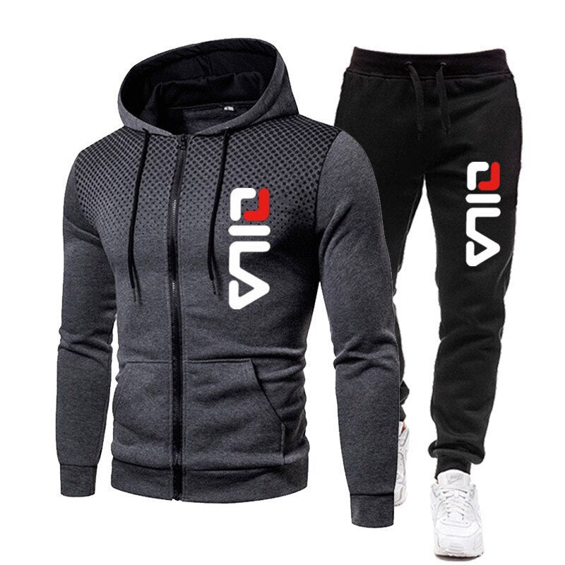 2023 New Brand Men Sportswear Two Piece Set