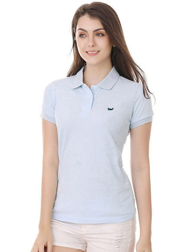 Original Mesh 100% Cotton Summer  Women polo