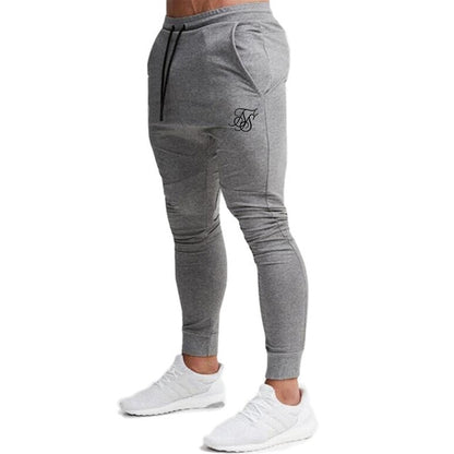 Sik Silk Men Pants Fitness Skinny Trousers