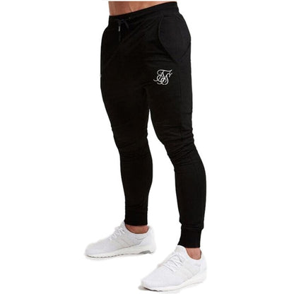 Sik Silk Men Pants Fitness Skinny Trousers