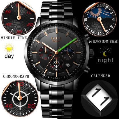 Lige Mens Watch