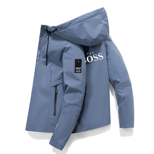 Mens Boss waterproof coat